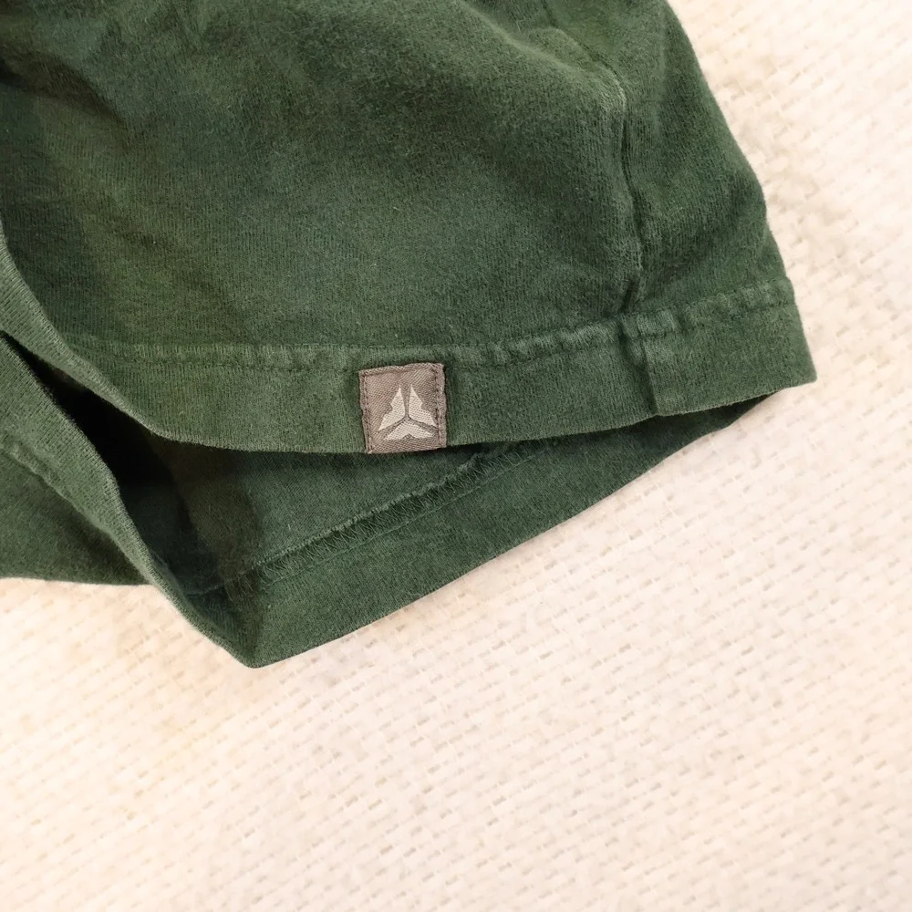 Old Navy Boys XL Long Sleeve T-Shirt Green Navy Colorblock Vintage 2005 Logo